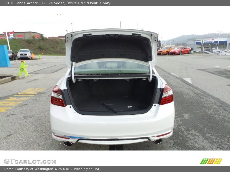 White Orchid Pearl / Ivory 2016 Honda Accord EX-L V6 Sedan