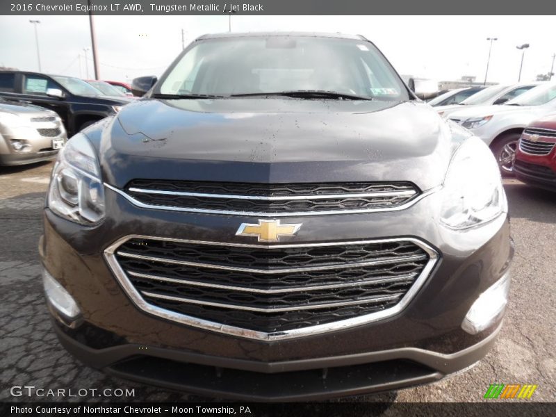 Tungsten Metallic / Jet Black 2016 Chevrolet Equinox LT AWD