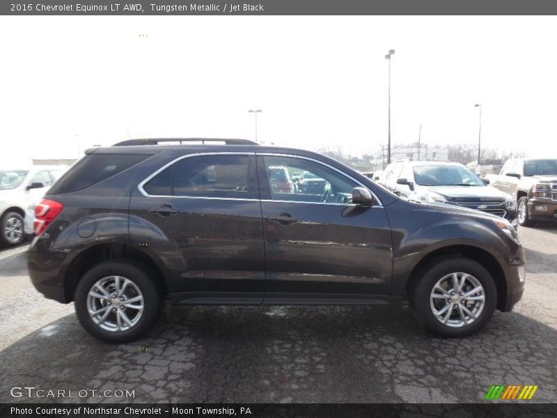 Tungsten Metallic / Jet Black 2016 Chevrolet Equinox LT AWD