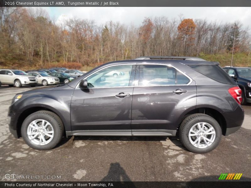 Tungsten Metallic / Jet Black 2016 Chevrolet Equinox LT AWD