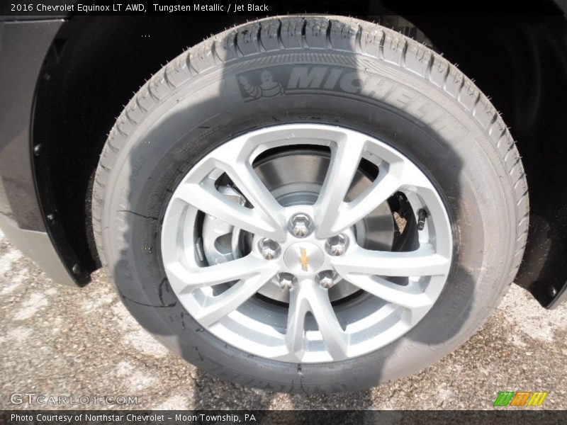 Tungsten Metallic / Jet Black 2016 Chevrolet Equinox LT AWD