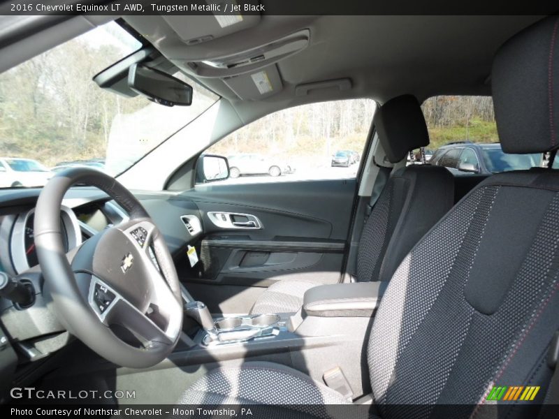 Tungsten Metallic / Jet Black 2016 Chevrolet Equinox LT AWD