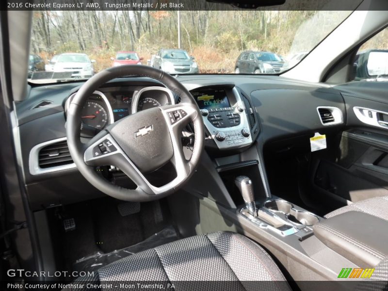 Tungsten Metallic / Jet Black 2016 Chevrolet Equinox LT AWD