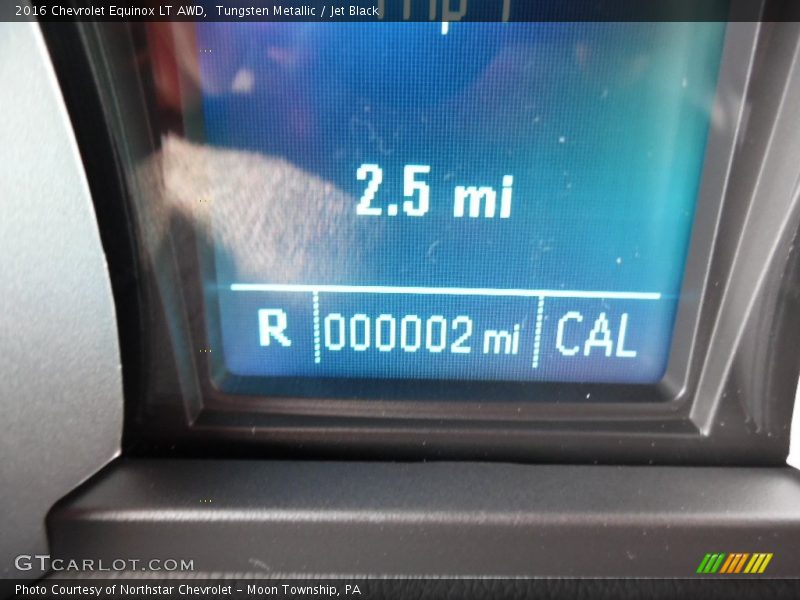 Tungsten Metallic / Jet Black 2016 Chevrolet Equinox LT AWD