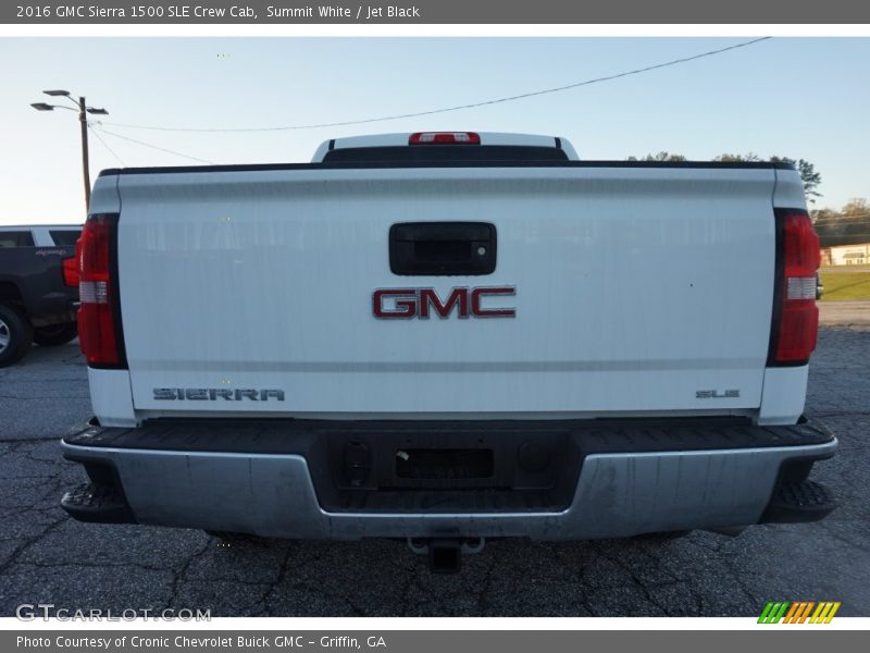 Summit White / Jet Black 2016 GMC Sierra 1500 SLE Crew Cab