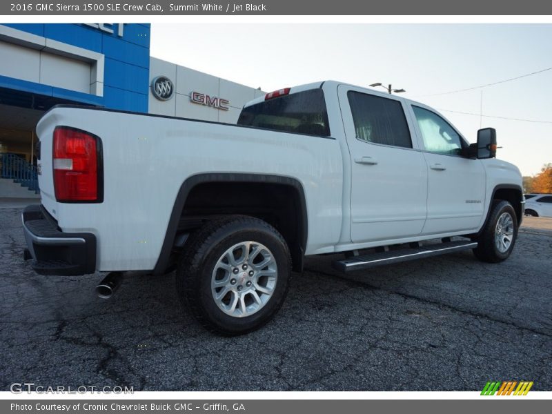 Summit White / Jet Black 2016 GMC Sierra 1500 SLE Crew Cab