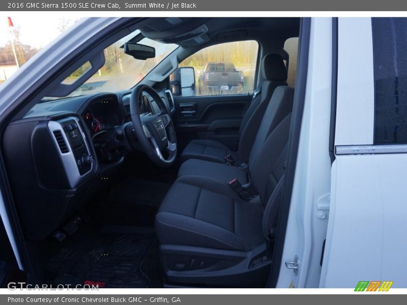 Summit White / Jet Black 2016 GMC Sierra 1500 SLE Crew Cab