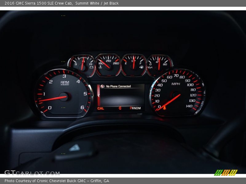 Summit White / Jet Black 2016 GMC Sierra 1500 SLE Crew Cab