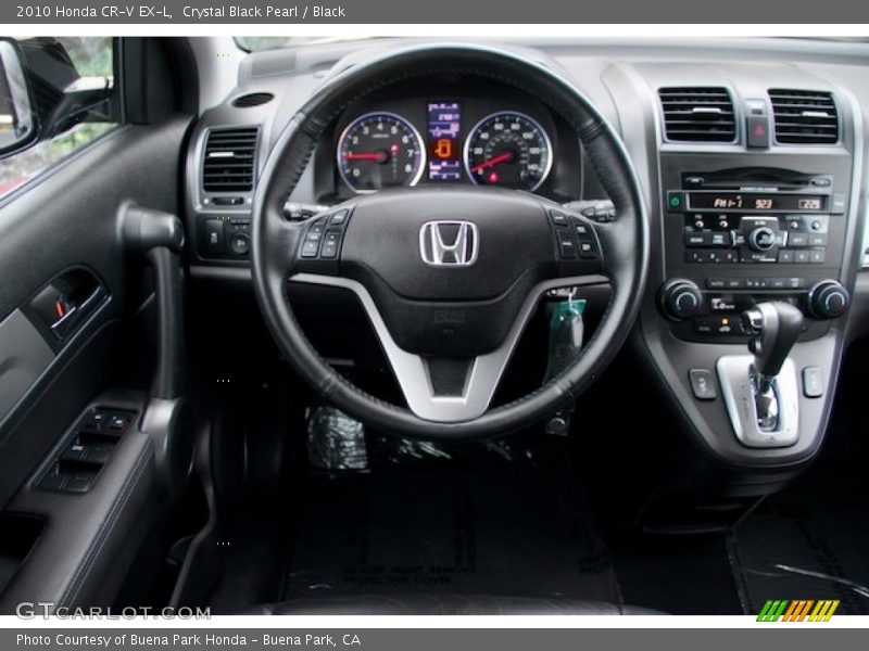 Crystal Black Pearl / Black 2010 Honda CR-V EX-L