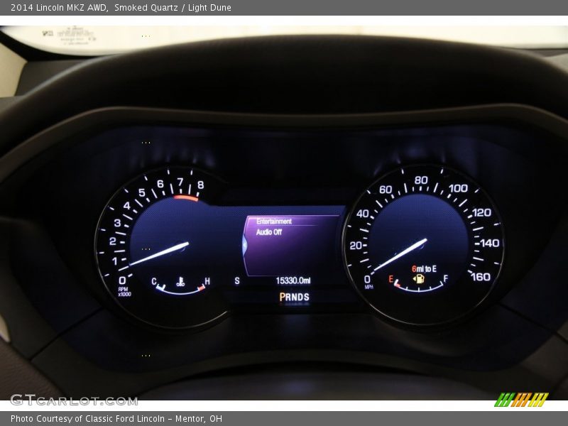  2014 MKZ AWD AWD Gauges