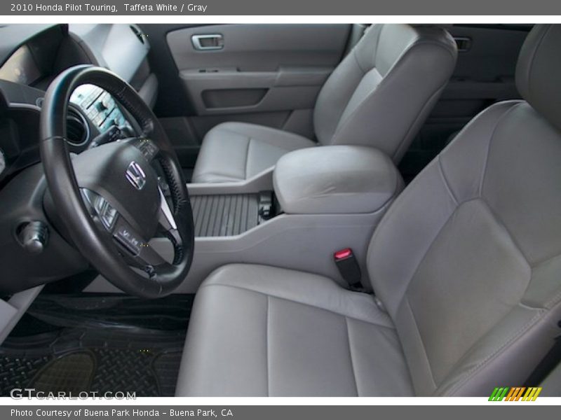 Taffeta White / Gray 2010 Honda Pilot Touring