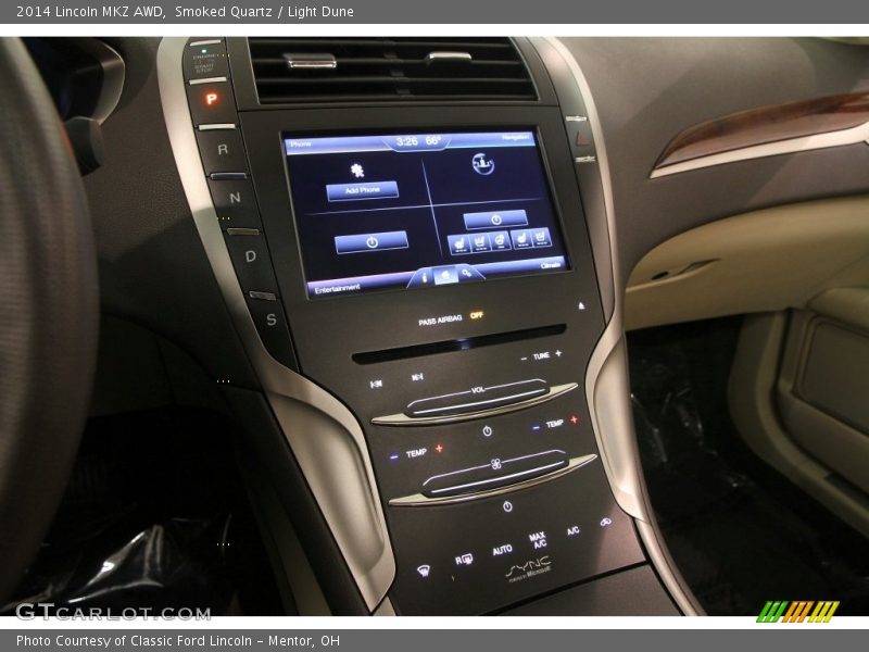 Smoked Quartz / Light Dune 2014 Lincoln MKZ AWD