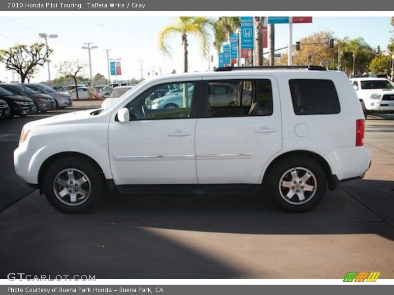 Taffeta White / Gray 2010 Honda Pilot Touring