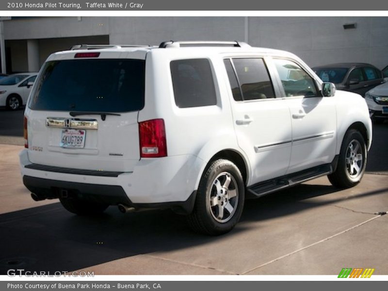 Taffeta White / Gray 2010 Honda Pilot Touring