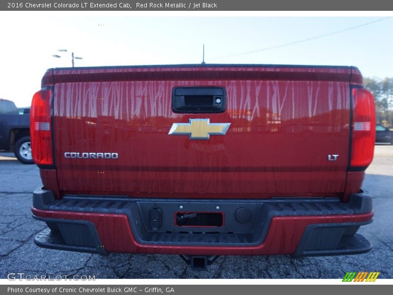 Red Rock Metallic / Jet Black 2016 Chevrolet Colorado LT Extended Cab