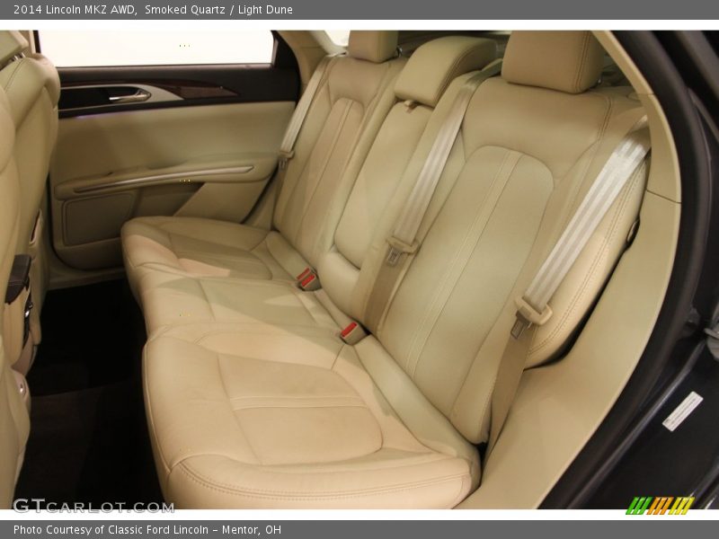 Rear Seat of 2014 MKZ AWD
