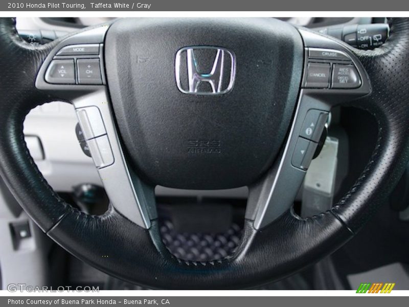 Taffeta White / Gray 2010 Honda Pilot Touring
