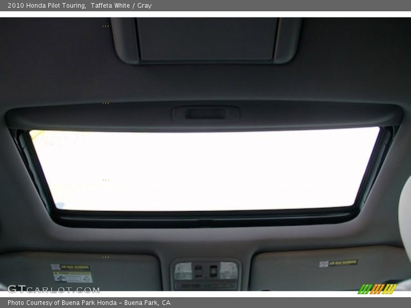 Taffeta White / Gray 2010 Honda Pilot Touring