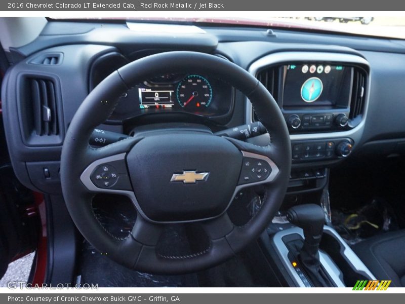 Red Rock Metallic / Jet Black 2016 Chevrolet Colorado LT Extended Cab