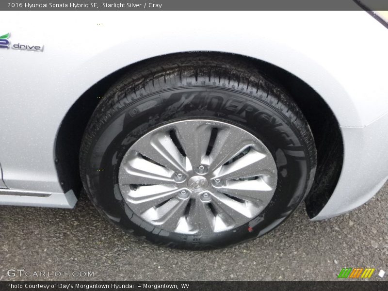 Starlight Silver / Gray 2016 Hyundai Sonata Hybrid SE