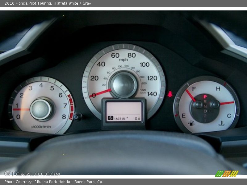 Taffeta White / Gray 2010 Honda Pilot Touring
