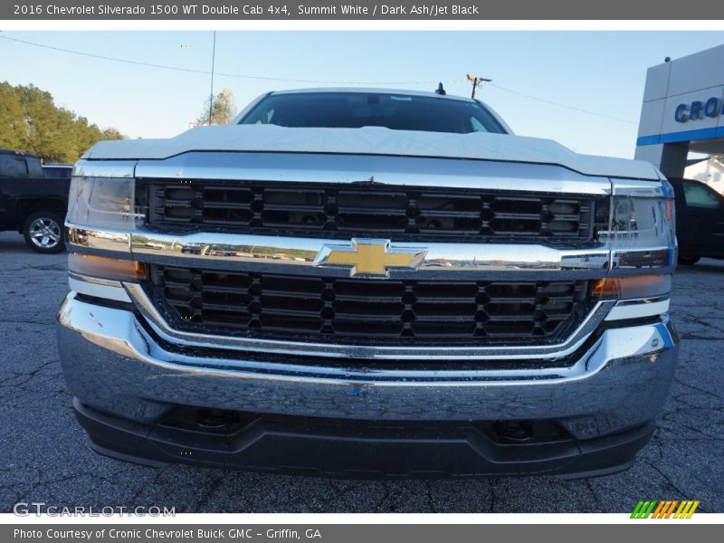 Summit White / Dark Ash/Jet Black 2016 Chevrolet Silverado 1500 WT Double Cab 4x4