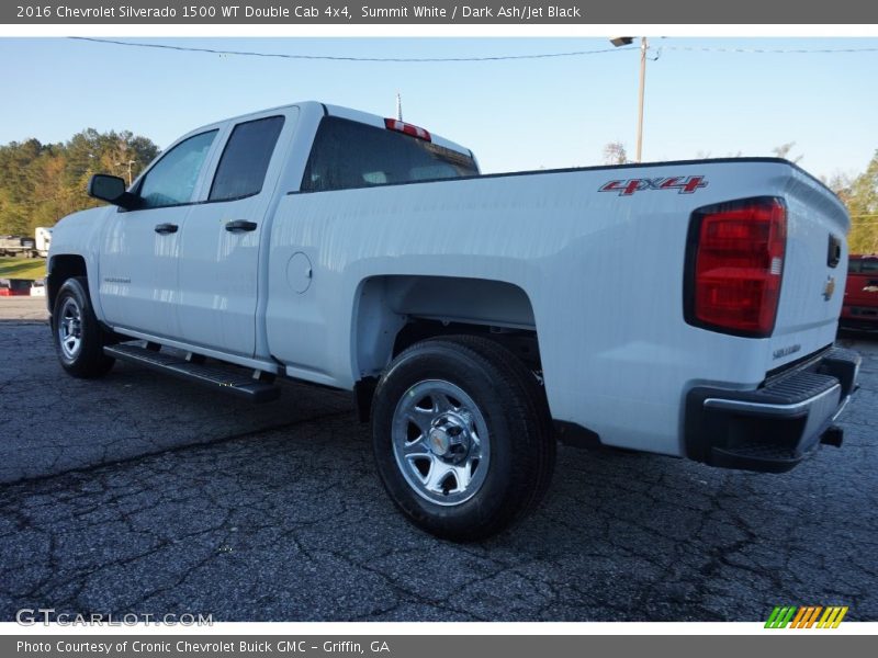 Summit White / Dark Ash/Jet Black 2016 Chevrolet Silverado 1500 WT Double Cab 4x4