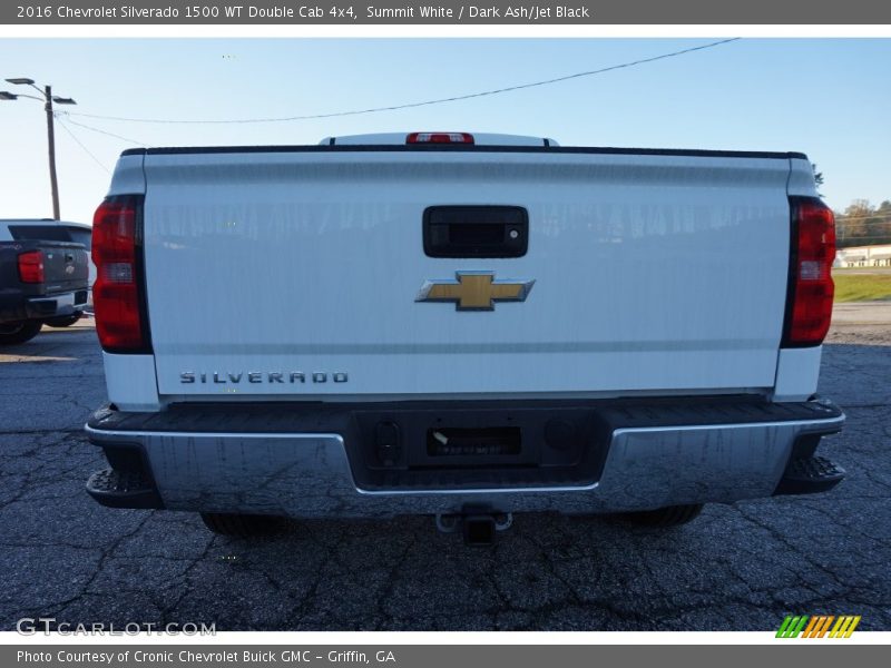 Summit White / Dark Ash/Jet Black 2016 Chevrolet Silverado 1500 WT Double Cab 4x4