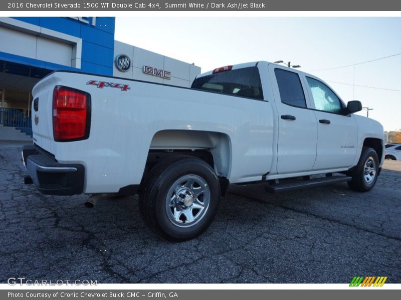 Summit White / Dark Ash/Jet Black 2016 Chevrolet Silverado 1500 WT Double Cab 4x4