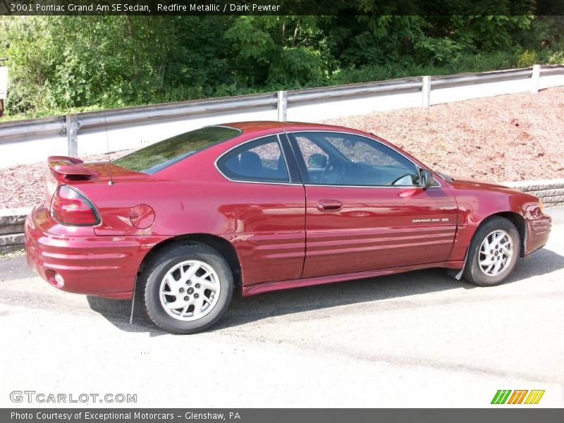 Redfire Metallic / Dark Pewter 2001 Pontiac Grand Am SE Sedan