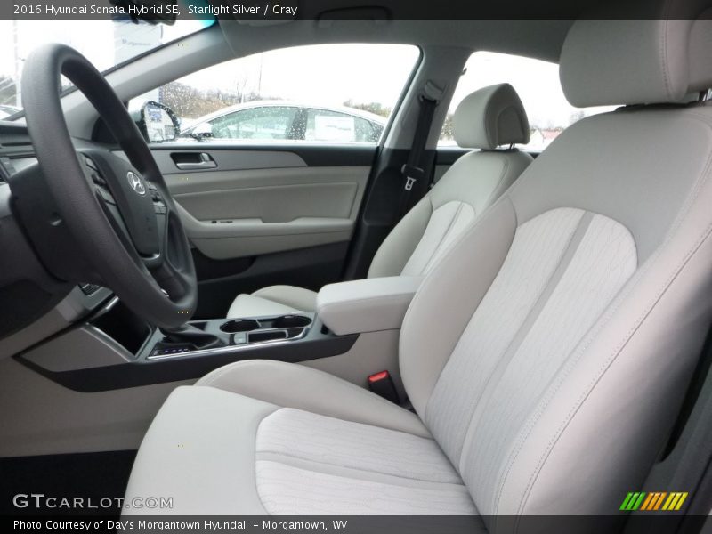 Starlight Silver / Gray 2016 Hyundai Sonata Hybrid SE