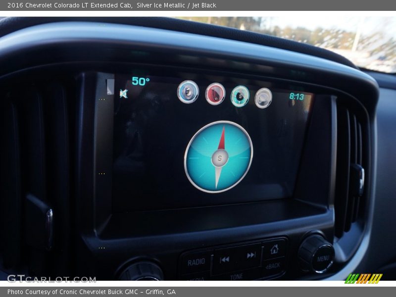 Silver Ice Metallic / Jet Black 2016 Chevrolet Colorado LT Extended Cab