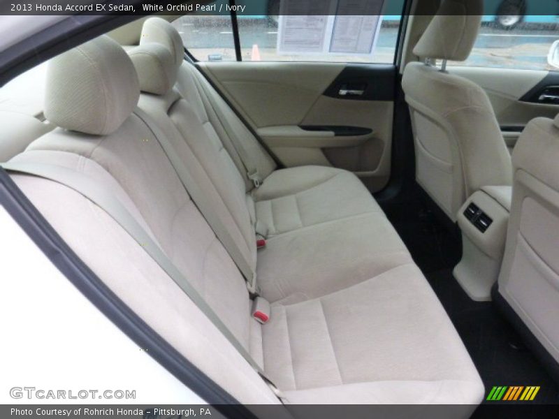 White Orchid Pearl / Ivory 2013 Honda Accord EX Sedan