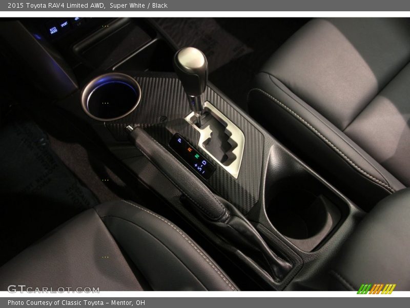 Super White / Black 2015 Toyota RAV4 Limited AWD