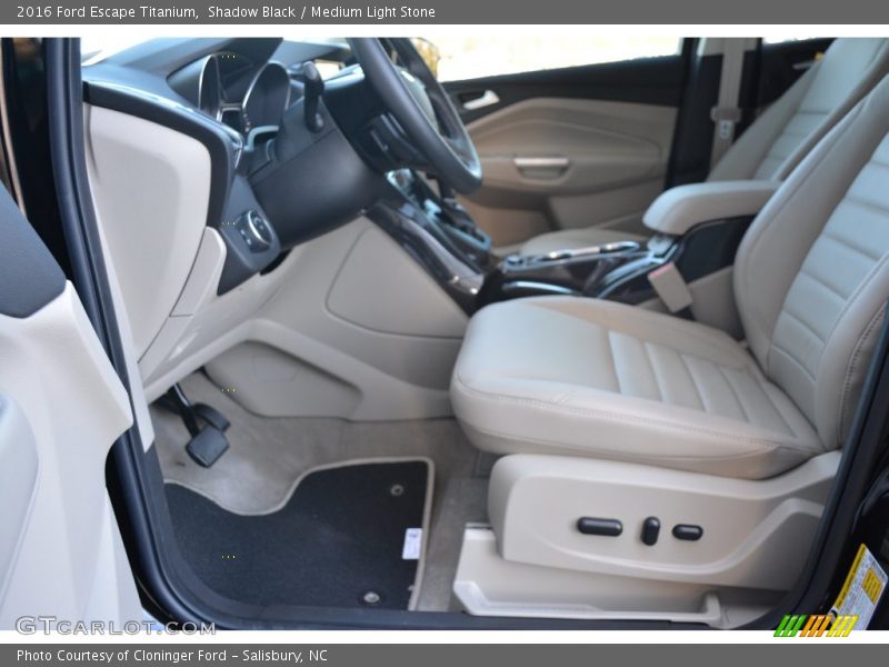 Shadow Black / Medium Light Stone 2016 Ford Escape Titanium