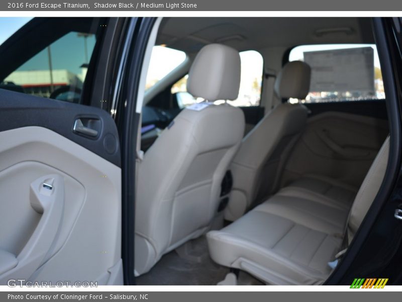 Shadow Black / Medium Light Stone 2016 Ford Escape Titanium