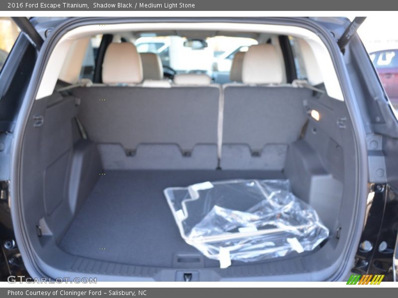 Shadow Black / Medium Light Stone 2016 Ford Escape Titanium