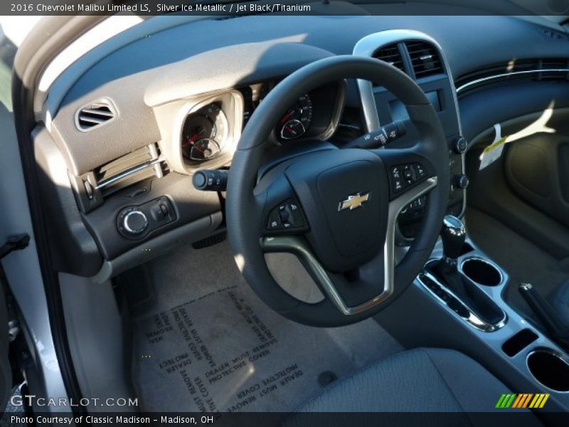 Silver Ice Metallic / Jet Black/Titanium 2016 Chevrolet Malibu Limited LS