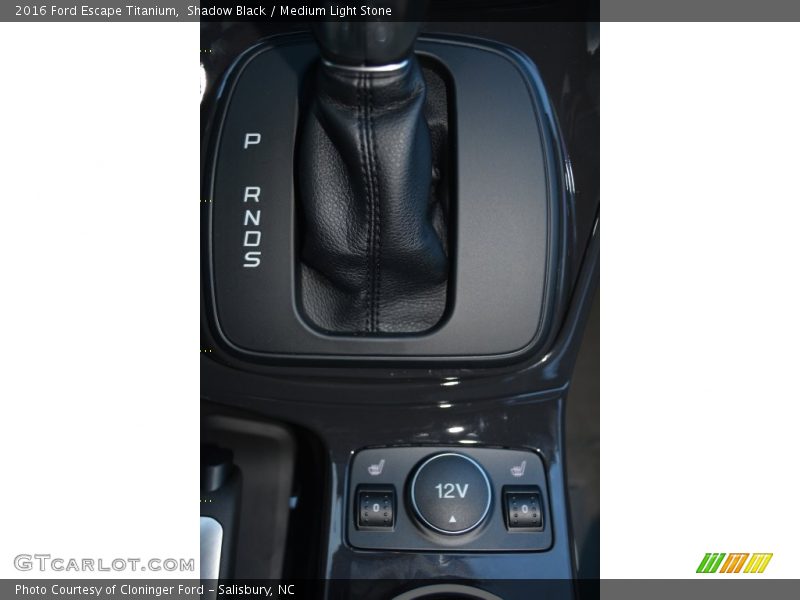 Shadow Black / Medium Light Stone 2016 Ford Escape Titanium