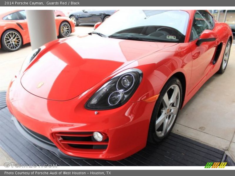 Guards Red / Black 2014 Porsche Cayman