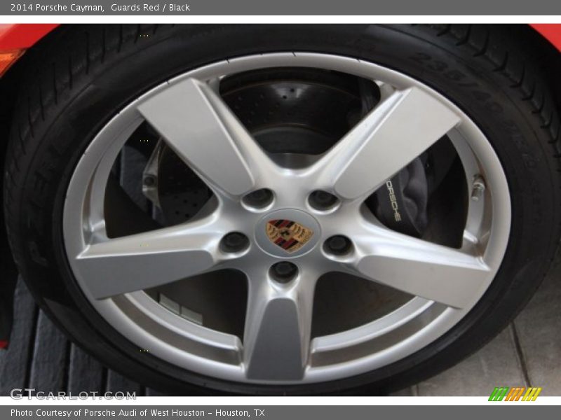 Guards Red / Black 2014 Porsche Cayman