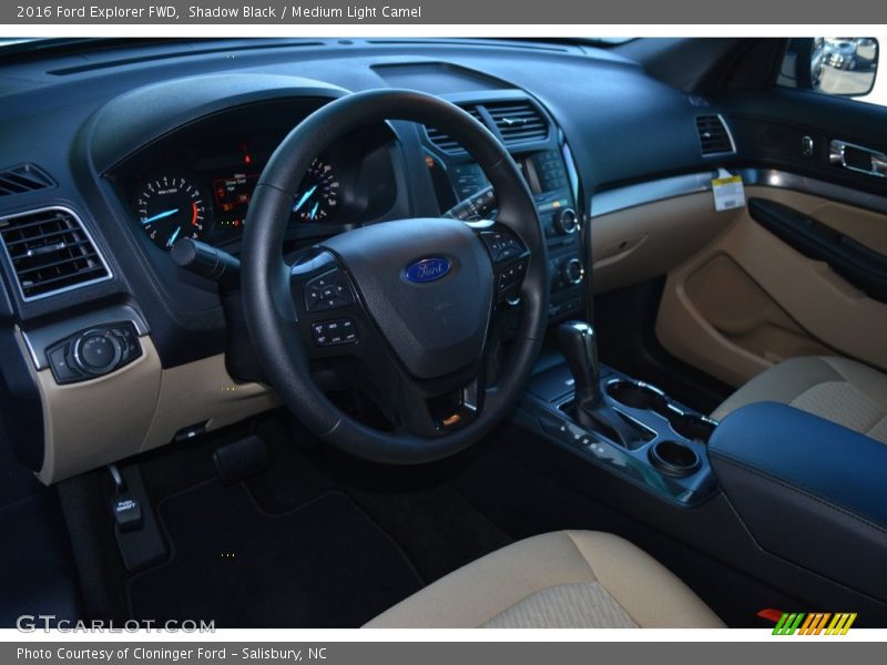 Shadow Black / Medium Light Camel 2016 Ford Explorer FWD
