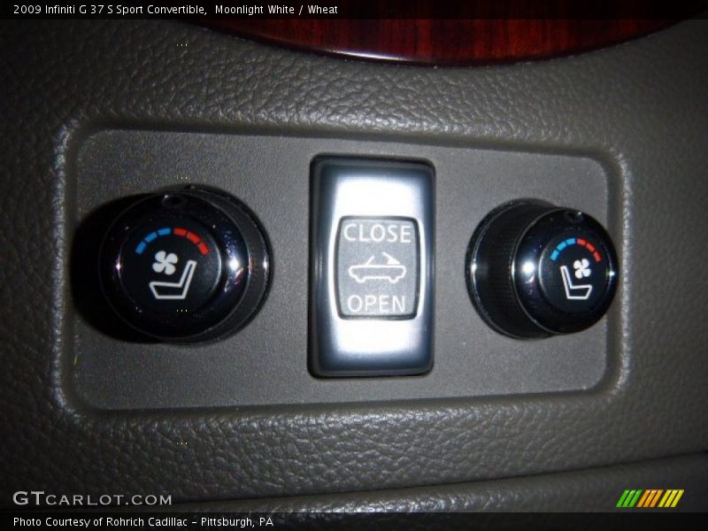 Moonlight White / Wheat 2009 Infiniti G 37 S Sport Convertible