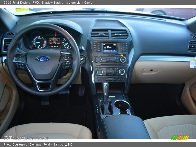 Shadow Black / Medium Light Camel 2016 Ford Explorer FWD