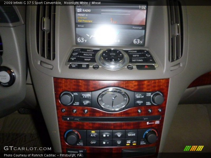 Moonlight White / Wheat 2009 Infiniti G 37 S Sport Convertible