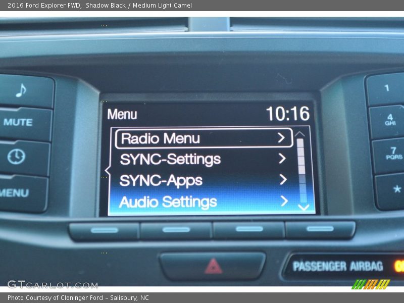 Shadow Black / Medium Light Camel 2016 Ford Explorer FWD
