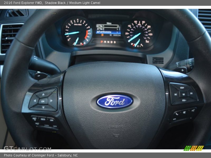 Shadow Black / Medium Light Camel 2016 Ford Explorer FWD