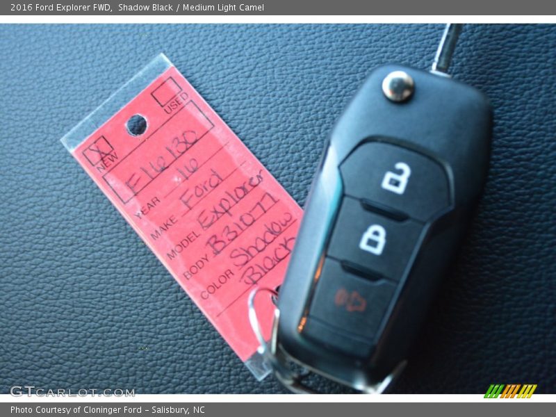 Shadow Black / Medium Light Camel 2016 Ford Explorer FWD