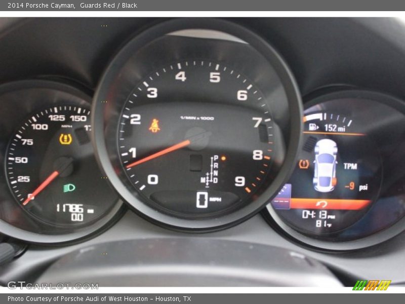 Guards Red / Black 2014 Porsche Cayman