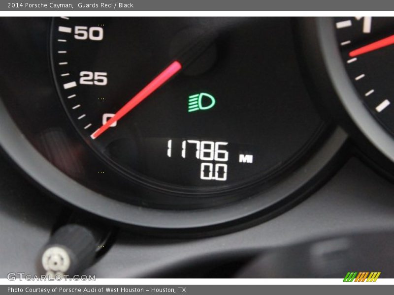 Guards Red / Black 2014 Porsche Cayman